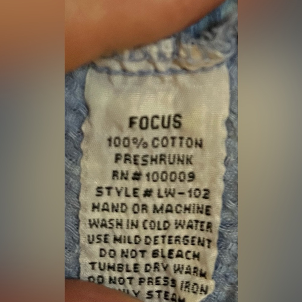 Focus Casual Life Cotton Mini Asymmetrical Waffle Tunic size S - Picture 14 of 14